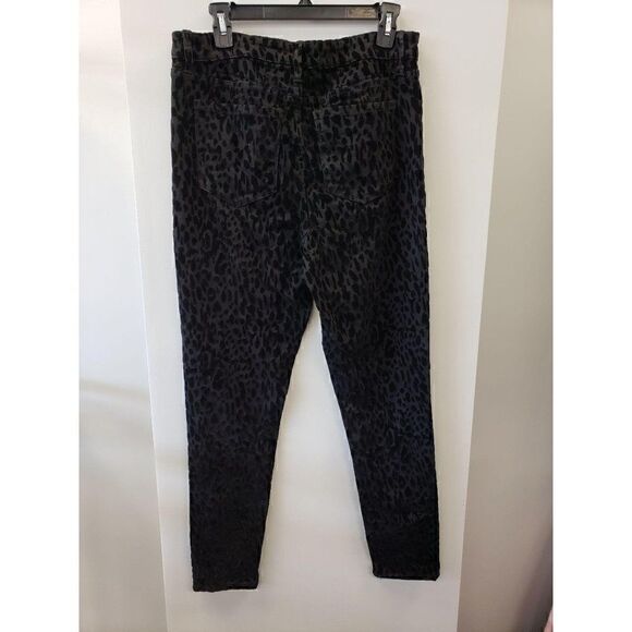 Rachel Roy Jean Jeggings Black 25 Animal-Printed - Picture 5 of 7